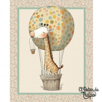 Panel Infantil Jirafa en...