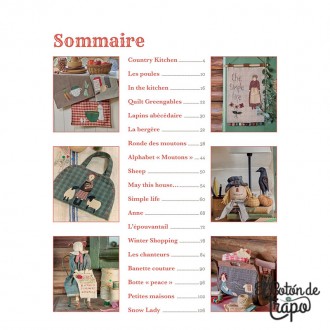 Libro Simply Patchwork: 19 projets country de Belén Hevia, con 19 proyectos de patchwork country. 2