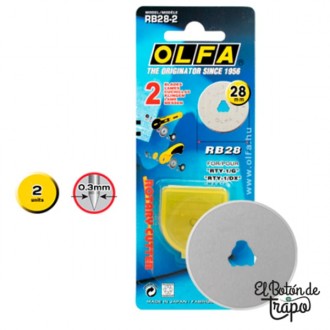 Cuchilla Olfa Cutter Rotativo 28mm RB28-2