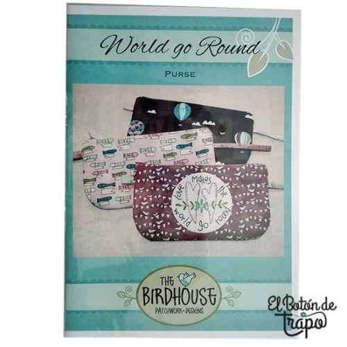 Patrón Natalie Bird World Go Round Purse