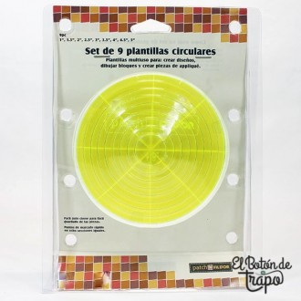 Plantilla Circulares para Patchwork