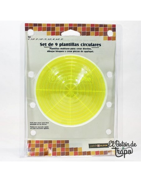 Plantilla Circulares para Patchwork