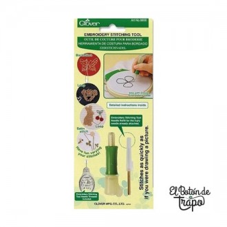 Aguja para Punch Needle o Bordado Ruso Clover