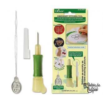 Aguja para Punch Needle o Bordado Ruso Clover 2