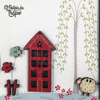 Pack 5 Botones Casa de Verano