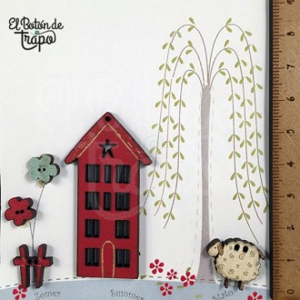 Pack 5 Botones Casa de Verano 2