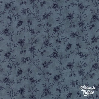 Tela Snowberry Florecitas...