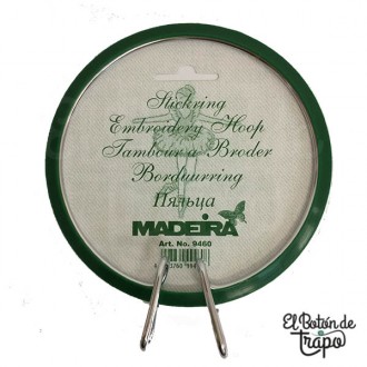 Bastidor Plástico Bordar Madeira 18 cm