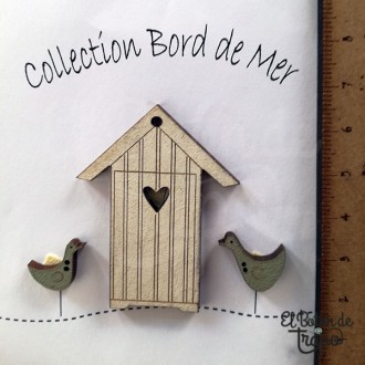 Pack 3 Botones Orilla del Mar 2