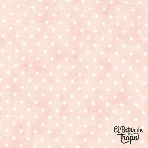 Tela Essential Dots Rosa Baby 35cm