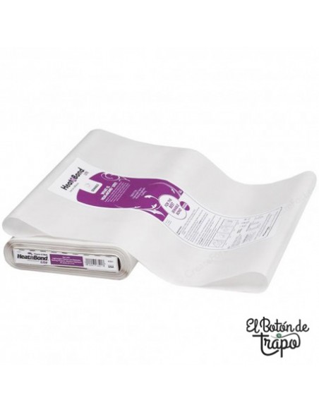 Entretela termoadhesiva o papel de doble cara Heat N Bond Lite para Patchwork