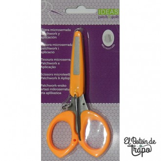 Tijera Microserrada Patchwork y Aplicación