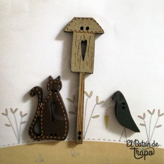 Pack 3 Botones Casita...