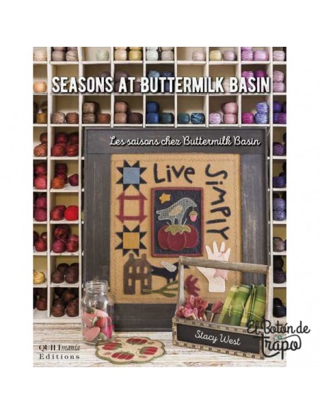 Libro Patchwork Seasons Buttermilk Basin de Stacy West