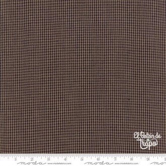Tela country de algodón peinado de cuadritos azul marino de moda fabrics 2