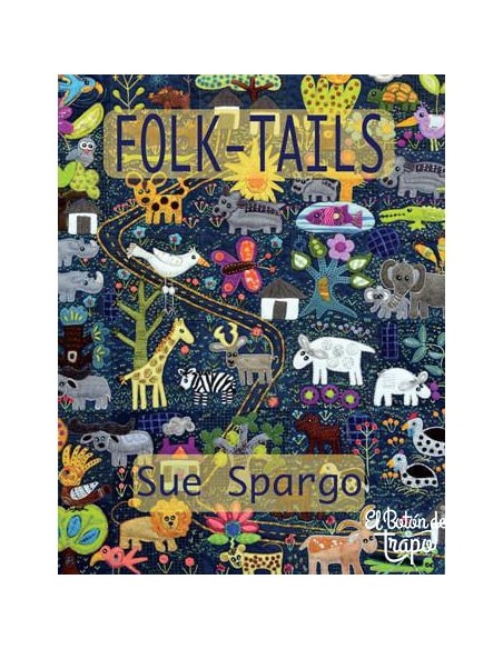 Libro Sue Espargo Folk -Tails Bordado Lanas