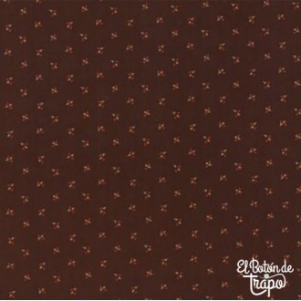 Tela moda fabrics de color marrón