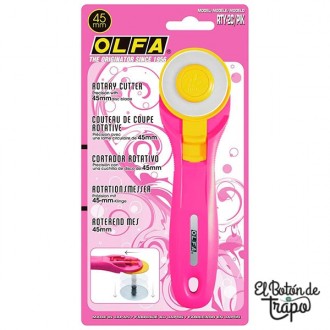 Cutter Rotativo Olfa Rosa...