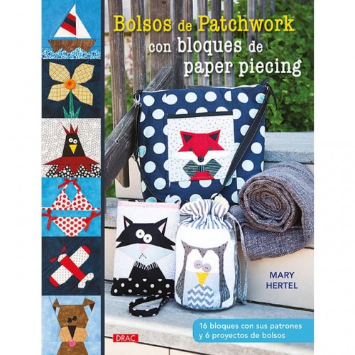 Libro Bolsos de Patchwork con Bloques de Paper Piecing