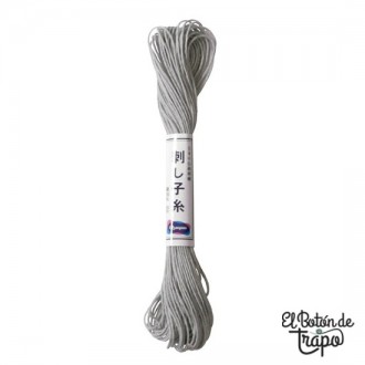 Hilo Sashiko Gris Claro 2