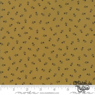 Tela Patchwork amarillo ocre de moda fabrics y primitive gatherings 2