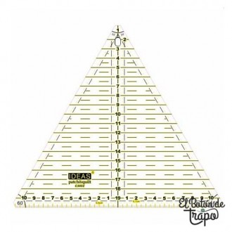 Regla Patchwork Triangular...