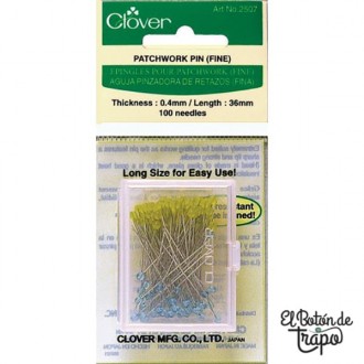 Alfileres Patchwork Finos Clover