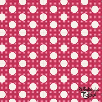 Tela Tilda Dots Red