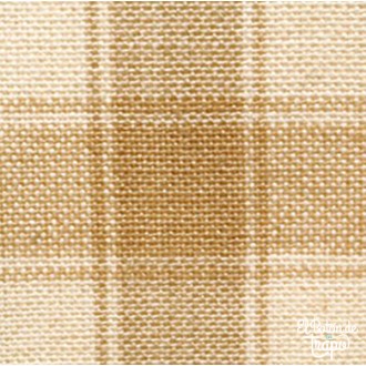 tela country patchwork de color tostado y cuadros grandes