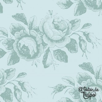 Tela Tilda Mary Teal 45cm