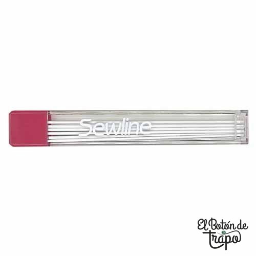  Sewline Mechanical Fabric Pencil Lead Refill, White