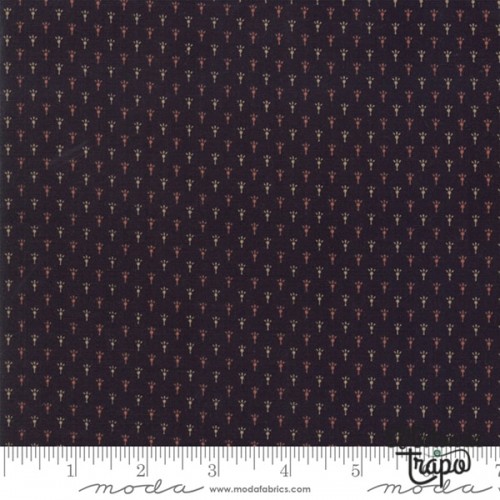 Tela Lancaster Small Flowers Black