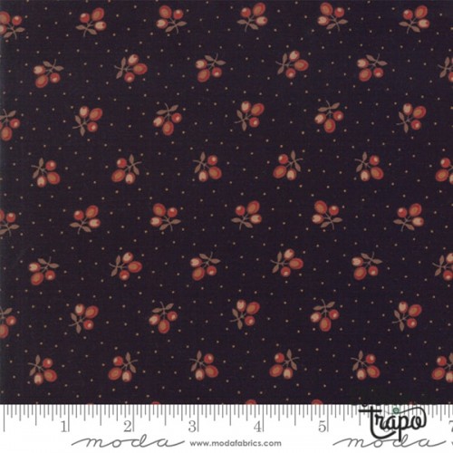 Tela Lancaster Tri Flower Black