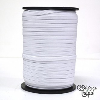 Cinta Elástica Blanca 6mm